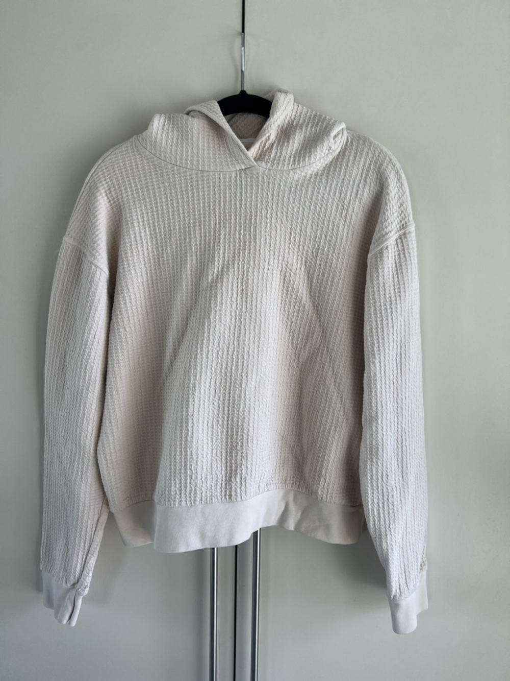 Perfectwhitetee Cassie waffle knit sweatshirt